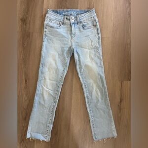 American Eagle Outfitters Blue Straight Leg Jeans